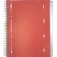 Cahier à spirale 4en1, A4, ligné, 200 pages