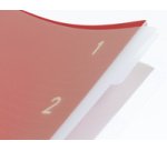 Cahier à spirale 4en1, A4, ligné, 200 pages