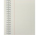 Cahier à spirale 4en1, A5, ligné, 200 pages, rouge