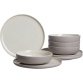 Service de table JASPER, 8 pièces, taupe