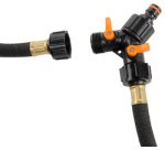 Anneau d'arrosage, vannes, tuyau poreux, 1/2', 1,5 m