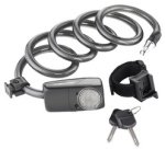 Antivol spirale avec alarme, longueur: 1.200 mm