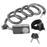 Antivol spirale avec alarme, longueur: 1.200 mm