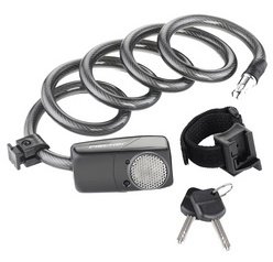 Antivol spirale avec alarme, longueur: 1.200 mm