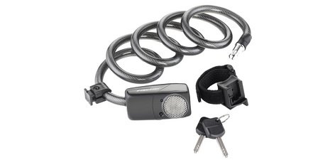 Antivol spirale avec alarme, longueur: 1.200 mm