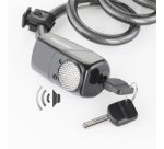 Antivol spirale avec alarme, longueur: 1.200 mm