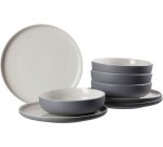 JASPER Table Set, 8 pieces, gray