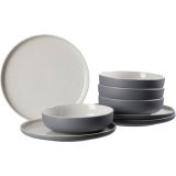 Service de table JASPER, 8 pièces, gris