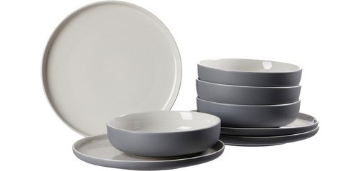 JASPER Table Set, 8 pieces, gray