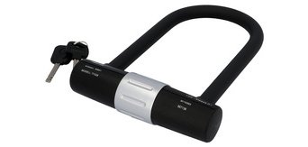 Antivol en U avec support, longueur: 190 mm