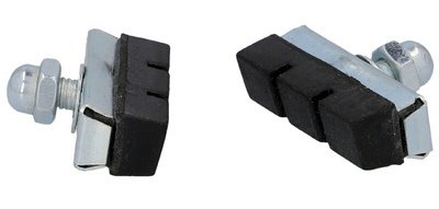 Patins de freins de vélo, à visser sur le côté