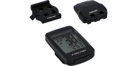 FISCHER Fahrradcomputer Radio Solar FitPlus, 27 Funktionen