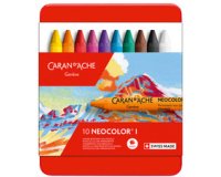Pastel à la cire NEOCOLOR I, étui métal de 40