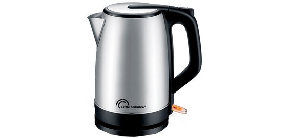 Bouilloire Inox Design, 1,7 L, inox