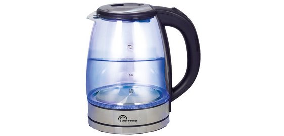 Wasserkocher Design, 1,7 Liter, Glas