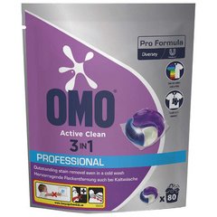 Professional Lessive Pods Active Clean 3en1, 80 lavages