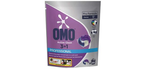 Professional Lessive Pods Active Clean 3en1, 80 lavages
