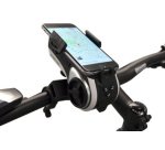 Support de smartphone multimédia pour vélo, noir