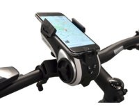 Support de smartphone multimédia pour vélo, noir