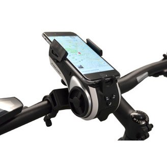 Support de smartphone multimédia pour vélo, noir