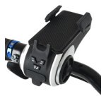 Support de smartphone multimédia pour vélo, noir