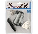 Kit multi-outils & crevaison pour vélo, 32 pièces
