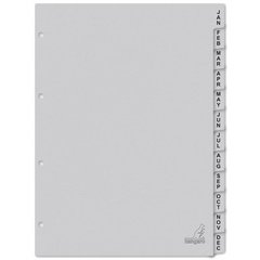 Intercalaire carton ECO, mois, A4, 12 pièces