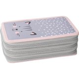 Étui scolaire Triple Decker Chat, 36 pièces