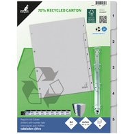 Intercalaire carton ECO, chiffres 1-52, 52 pièces