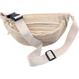 Sac banane, en velours, beige