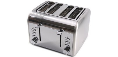 Grille-pain 4 tranches Premium Inox