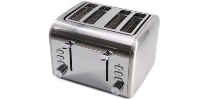 Grille-pain 4 tranches Premium Inox