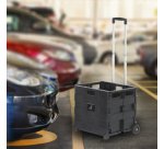 Chariot de transport pliant avec boîte pliante