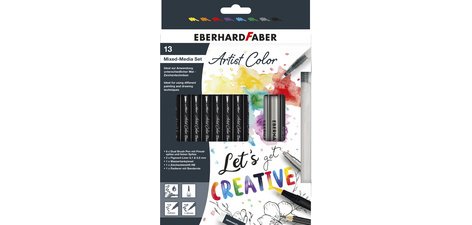 Kit Mixed-Media Artist Color, 13 pièces