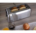 Grille-pain 4 tranches Dual Inox