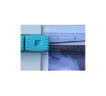 Rogneuse RS 4525, A4, blanc/turquoise