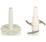 Mini-hachoir 3 en 1 Little Hachoir, blanc