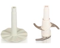 Mini-hachoir 3 en 1 Little Hachoir, blanc