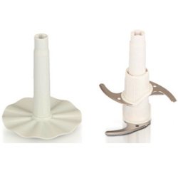 Mini-hachoir 3 en 1 Little Hachoir, blanc