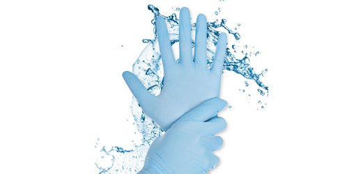 Gant en nitrile Rapid-On, L, non poudré, bleu