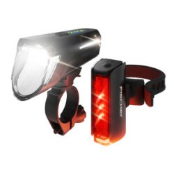 Kit d'éclairage LED rechargeable TWIN STOP, 110 lux