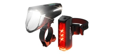 Kit d'éclairage LED rechargeable TWIN STOP, 110 lux