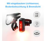 Kit d'éclairage LED rechargeable TWIN STOP, 110 lux