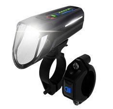 Feu avant LED pour vélo, avec pleins phares, 100 lux