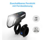 Feu avant LED pour vélo, avec pleins phares, 100 lux