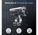 Feu avant LED pour vélo, avec pleins phares, 100 lux