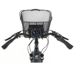 Panier pour guidon de vélo E-Bike PLUS, noir