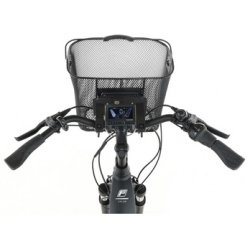 Panier pour guidon de vélo E-Bike PLUS, noir