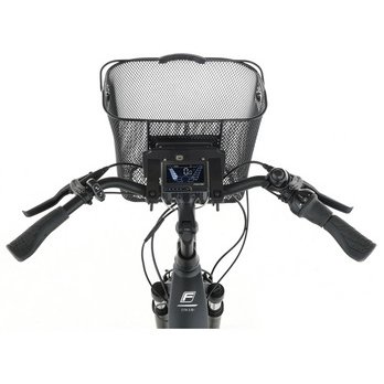 Panier pour guidon de vélo E-Bike PLUS, noir