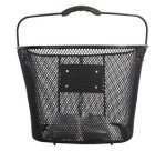 Panier pour guidon de vélo E-Bike PLUS, noir